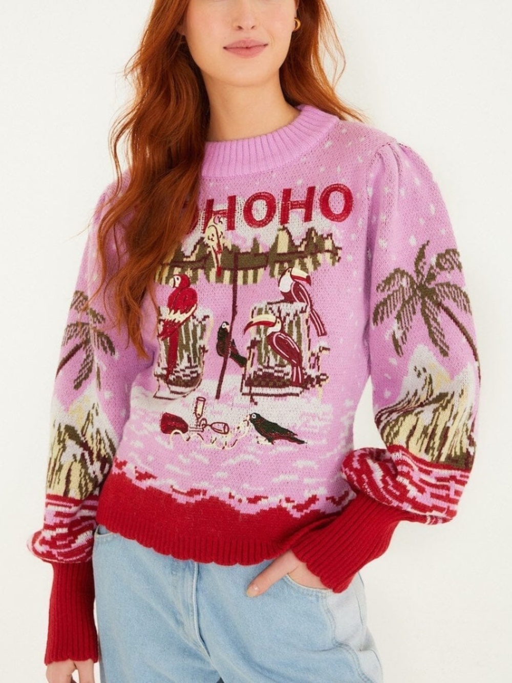 FARM RIO From Snow To Sand Sweater